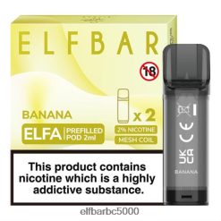 Elf Bar Вейп - ELFBAR ELFA предварително напълнена капсула (2 опаковки) банан LP2L82105