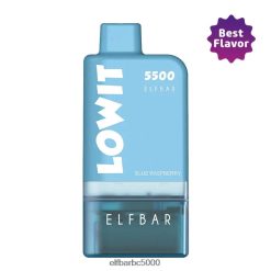 Elf Bar България - ELFBAR LOWIT 5500 предварително напълнен комплект под синя малина + синя батерия LP2L82370