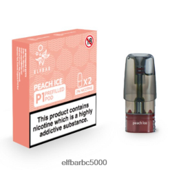 Elf Bar Цена - ELFBAR Mate 500 P1 предварително напълнени шушулки (2 опаковки) прасковен лед LP2L82152