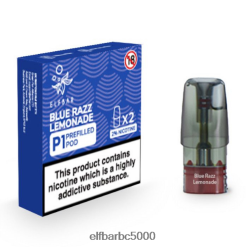 Elf Bar Вейп - ELFBAR Mate 500 P1 предварително напълнени шушулки (2 опаковки) синя раз лимонада LP2L82154